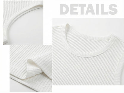 ⚡Hot Sales 49% OFF🔥Men's  Wide Strap Ribbed Tank Top