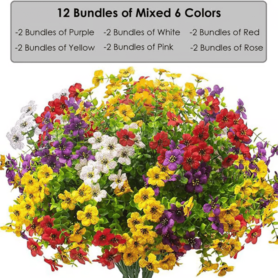 🔥 Last Day 50% OFF Realistic UV-Resistant Outdoor Flowers – Zero Maintenance