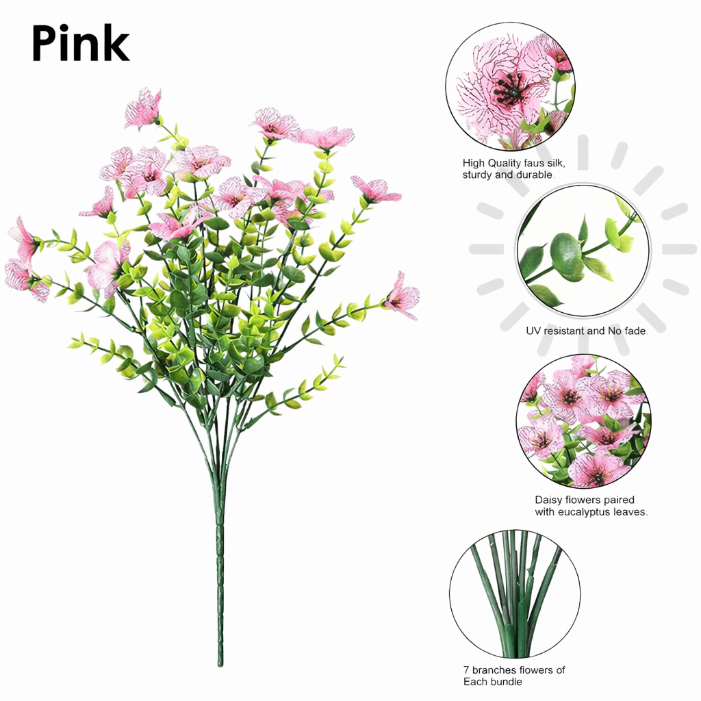 🔥 Last Day 50% OFF Realistic UV-Resistant Outdoor Flowers – Zero Maintenance