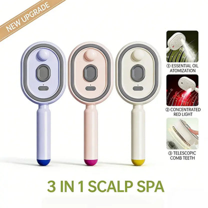 🌸 LAST DAY 50% OFF! ✨ Steam Mist Straightening Comb💨 Tame Frizz & Flyaways in Just One Pass ✨