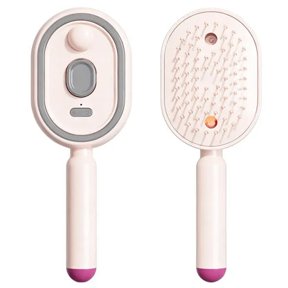 🌸 LAST DAY 50% OFF! ✨ Steam Mist Straightening Comb💨 Tame Frizz & Flyaways in Just One Pass ✨