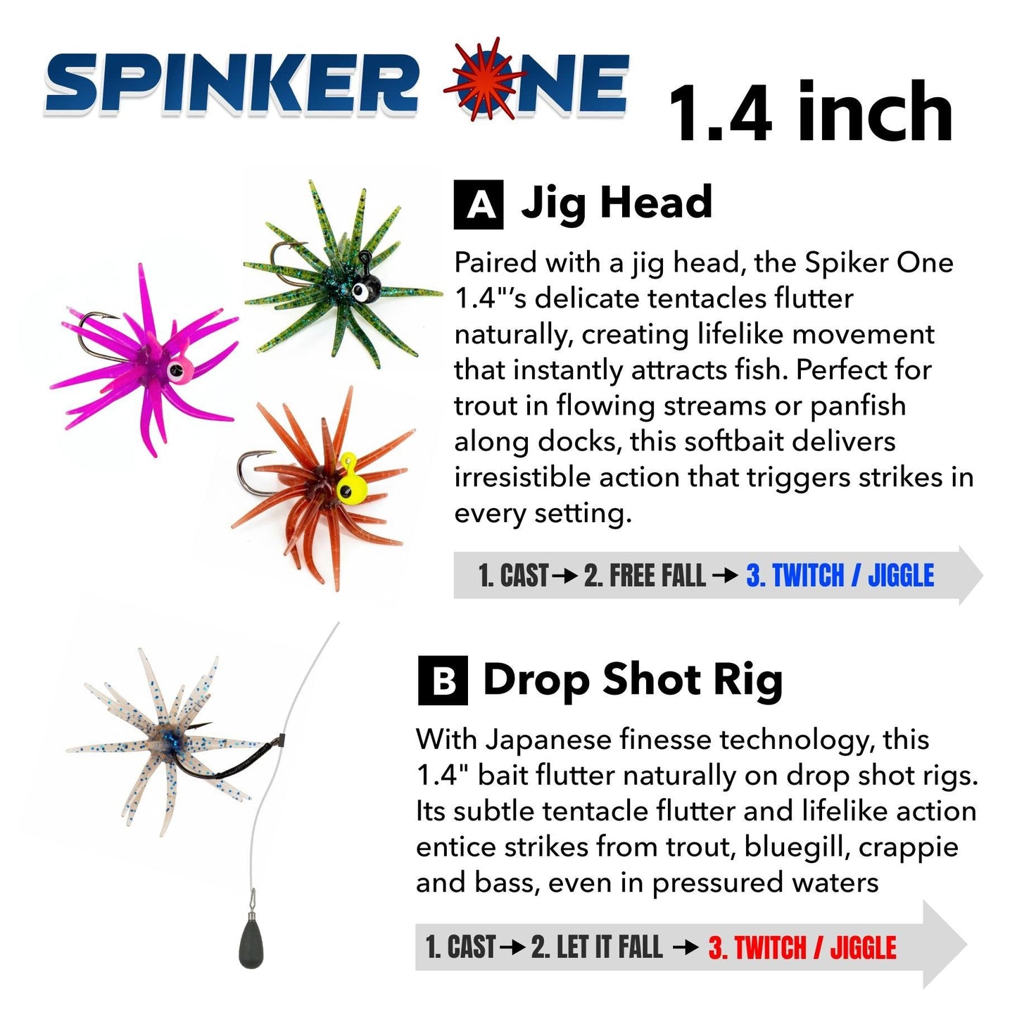 🎣2026 HOT SALE 49% OFF🐙 Tentacle Finesse Soft Plastic Lure