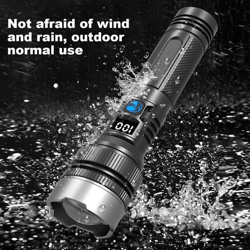 The Ultimate 2-in-1 Tactical Flashlight | Ultra-Bright & Power Bank 🔦