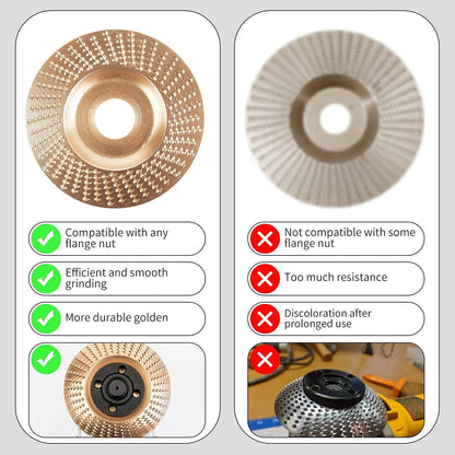 VeroShaper™ Pro-Series 3-Piece Wood Carving & Shaping Disc Set ✦ Industrial-Grade Carbon Steel 🛡️✨