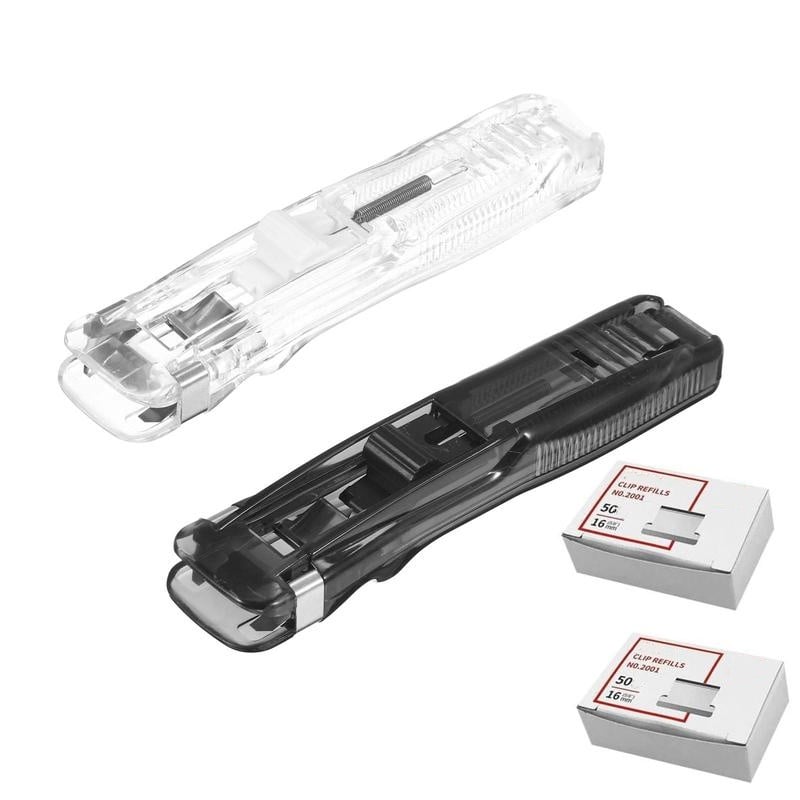 ⚡Hot Sales 64% OFF🔥Portable Binder Clip Stapler - Includes 50 reusable clips