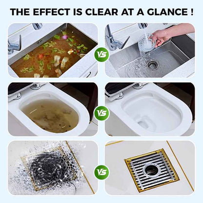 Pipe-Clearing Foaming Powder – Fast-Acting Drain Unclogger & Deodorizer