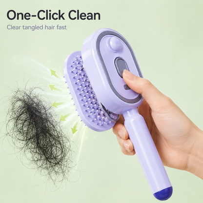 🌸 LAST DAY 50% OFF! ✨ Steam Mist Straightening Comb💨 Tame Frizz & Flyaways in Just One Pass ✨