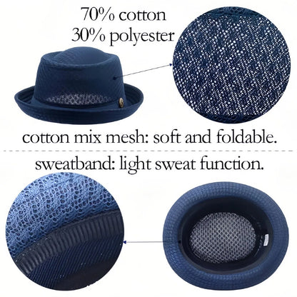 Pro-Series Breathable Mesh Pork Pie Hat