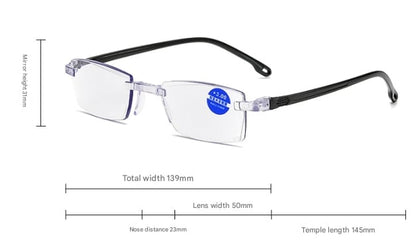 👓🌄Smart Zoom Multifocal Glasses – Clear Near & Far Vision, All in One