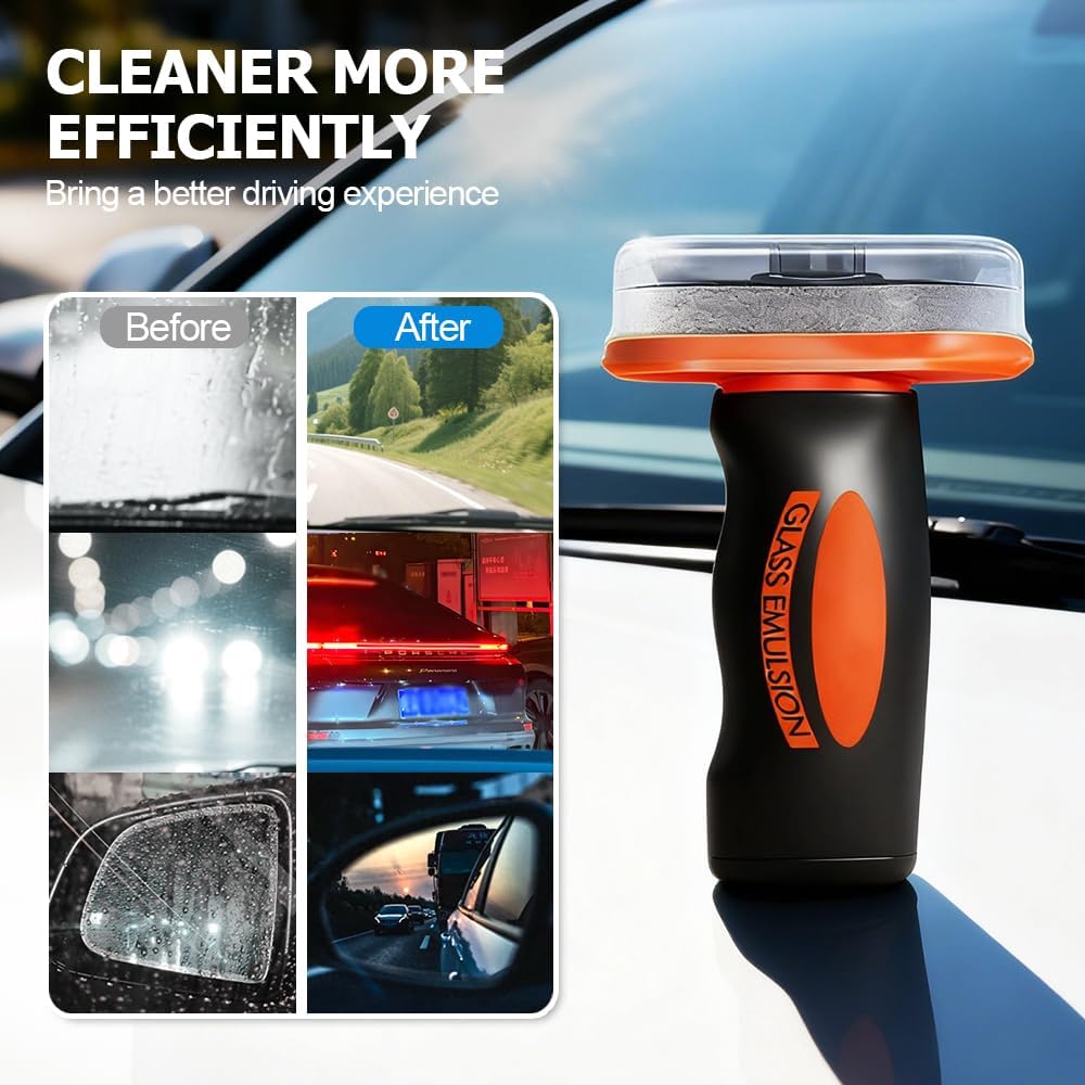 🔥Hot Sale 49% off💎🧽Windshield Oil Film Eraser Wand - All-in-One Pro Kit