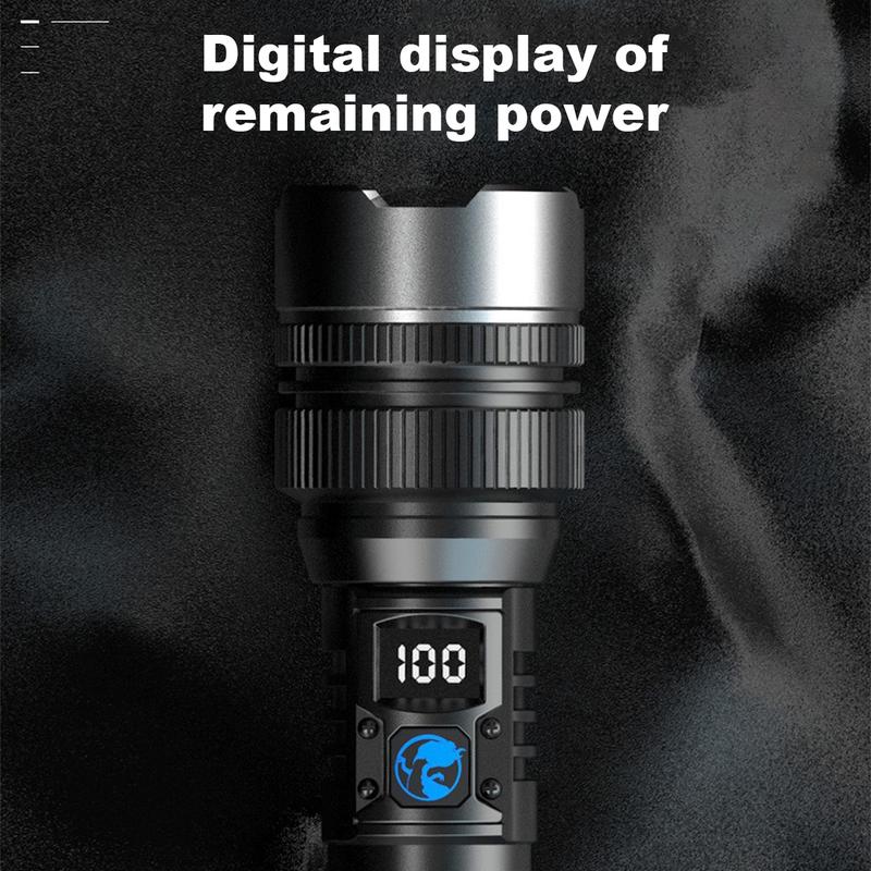 The Ultimate 2-in-1 Tactical Flashlight | Ultra-Bright & Power Bank 🔦