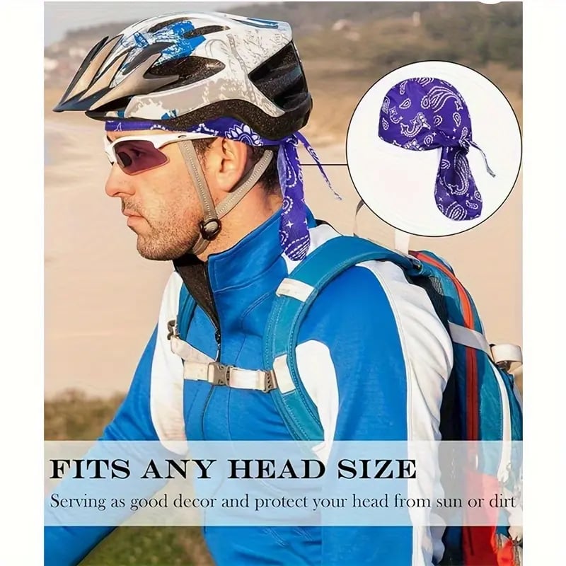 🔥 Last Day 55% OFF – Paisley Cooling Headscarf Cap