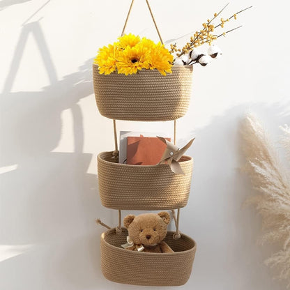 3-Tier Woven Storage Basket 🎁Last Day Promotion 49% OFF🔥