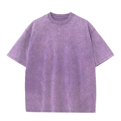 4 Pack Oversized Tshirts for Men Gym Vintage Heavyweight T Shirts Cotton Workout Acid Wash Baggy Tees