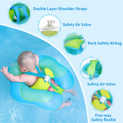🏖️✨ Baby Swim Float with Safety Seat – Perfect for Water Play🔥