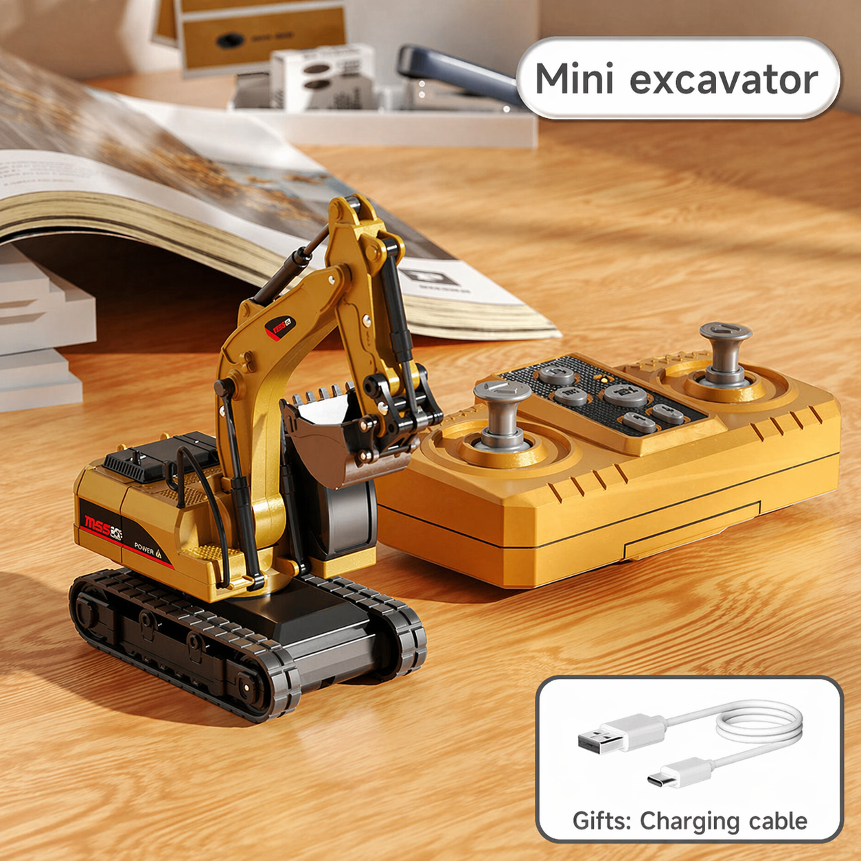 🚜 1:64 Premium Alloy Mini RC Construction Set