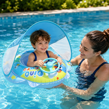 🏖️✨ Baby Swim Float with Safety Seat – Perfect for Water Play🔥