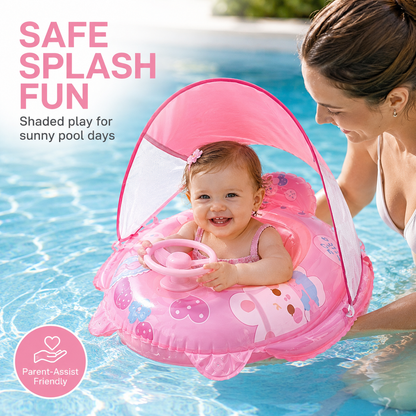 🏖️✨ Baby Swim Float with Safety Seat – Perfect for Water Play🔥