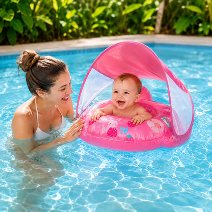 🏖️✨ Baby Swim Float with Safety Seat – Perfect for Water Play🔥