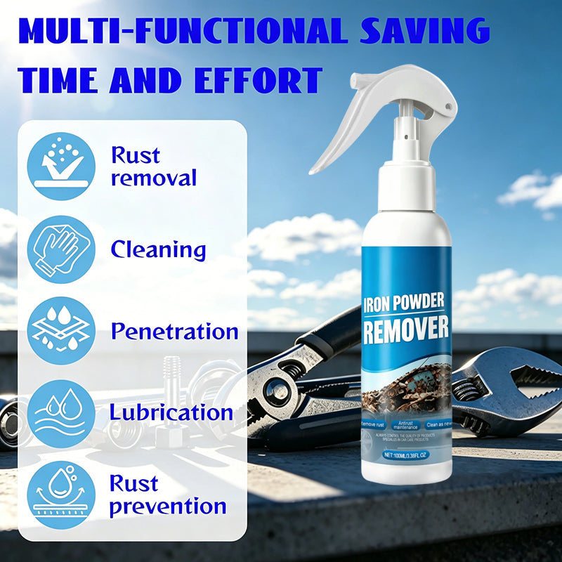 Automotive Rust Remover Spray 100ML – Fast-Acting Iron & Rust Cleaner for Wheels, Rims, Metal Surfaces