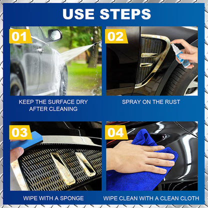 Automotive Rust Remover Spray 100ML – Fast-Acting Iron & Rust Cleaner for Wheels, Rims, Metal Surfaces