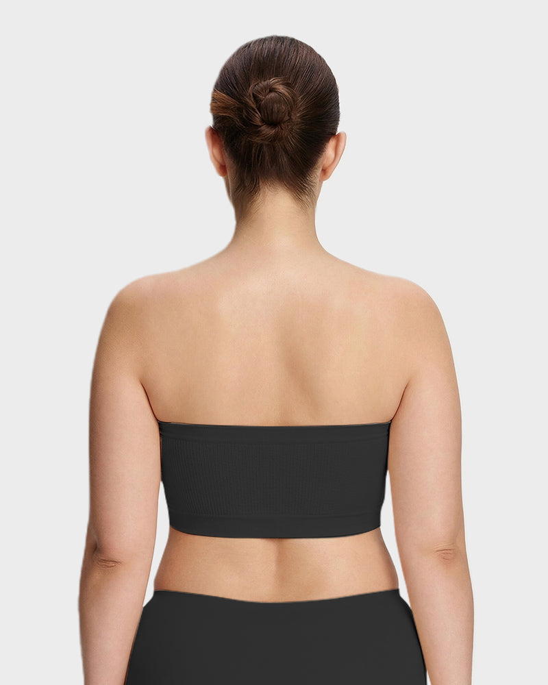 Stay‑Put Wireless Seamless Bandeau Bra