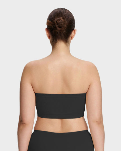 Stay‑Put Wireless Seamless Bandeau Bra
