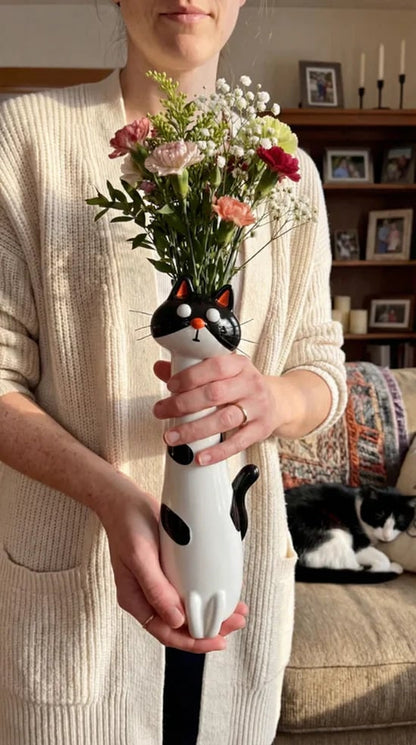 🐱 Mother's Day Sale: 50% OFF - Cat Flower Vases – Artisan-Crafted & Full of Character