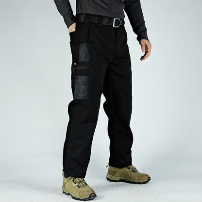 🔥LAST DAY 50% - Men's Outdoor Tactical Work Pants: Solid Color, Waterproof & Durable