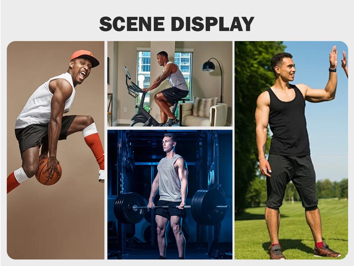 ⚡Hot Sales 49% OFF🔥Men's  Wide Strap Ribbed Tank Top