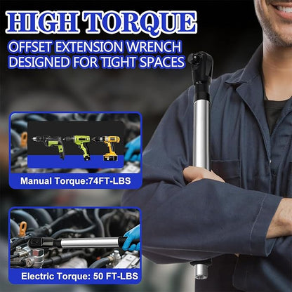 🔥Hot Sale 50% OFF🔥SnapFixMate 1/2in Wrench Extend Rod