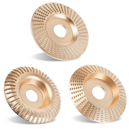 VeroShaper™ Pro-Series 3-Piece Wood Carving & Shaping Disc Set ✦ Industrial-Grade Carbon Steel 🛡️✨