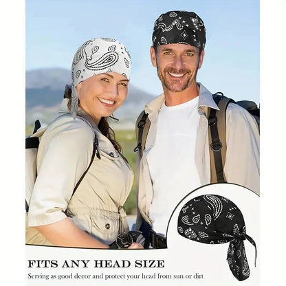 🔥 Last Day 55% OFF – Paisley Cooling Headscarf Cap