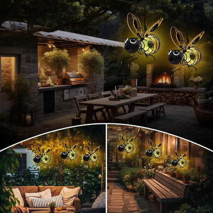 🔥Outdoor Hanging Solar Bee Light