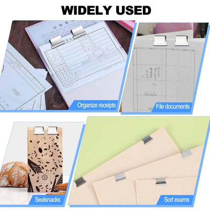 ⚡Hot Sales 64% OFF🔥Portable Binder Clip Stapler - Includes 50 reusable clips