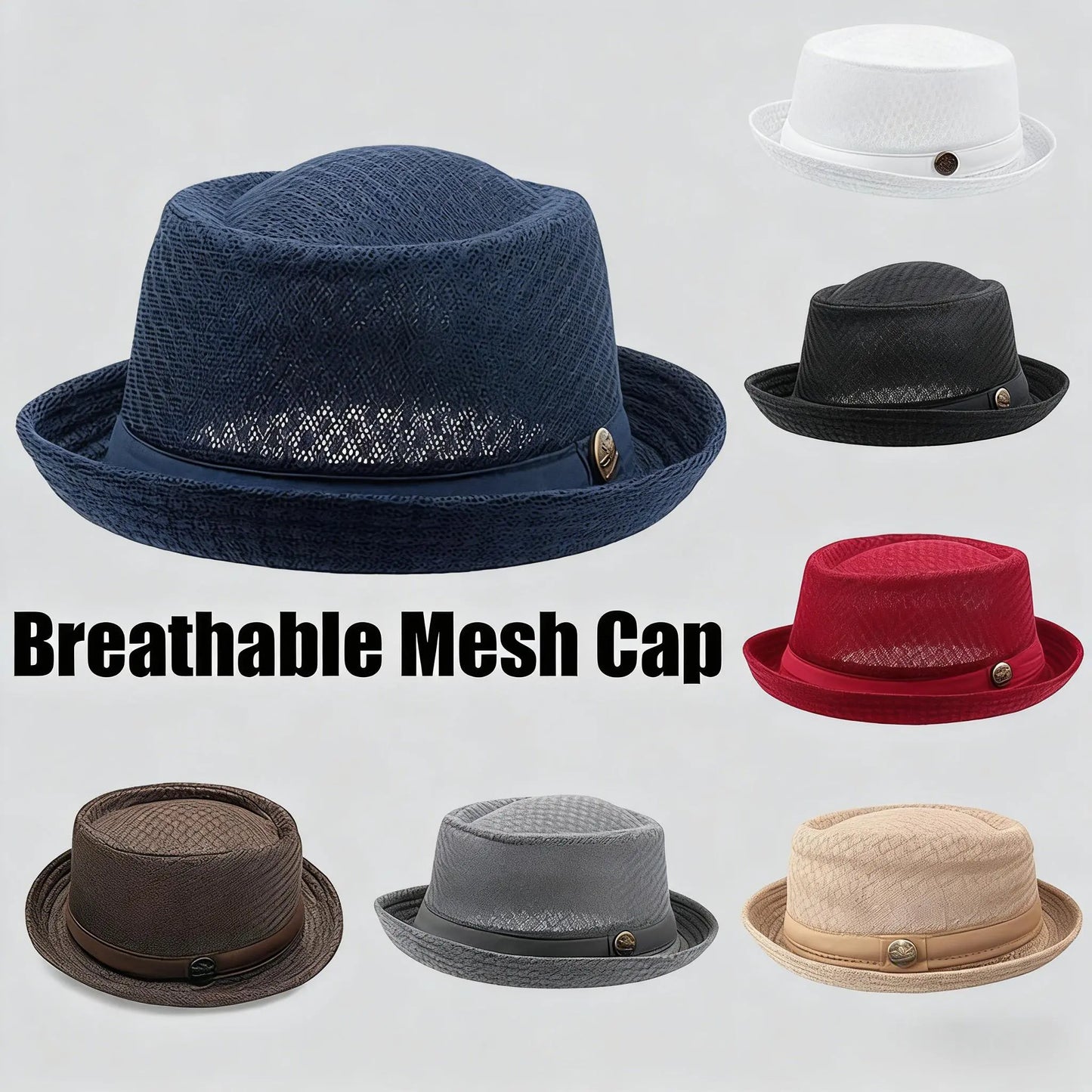 Pro-Series Breathable Mesh Pork Pie Hat