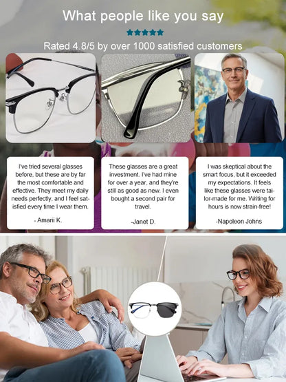 🔥Hot Sale 49% off👓✨ Auto-Adjusting HD Reading Glasses