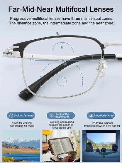 🔥Hot Sale 49% off👓✨ Auto-Adjusting HD Reading Glasses